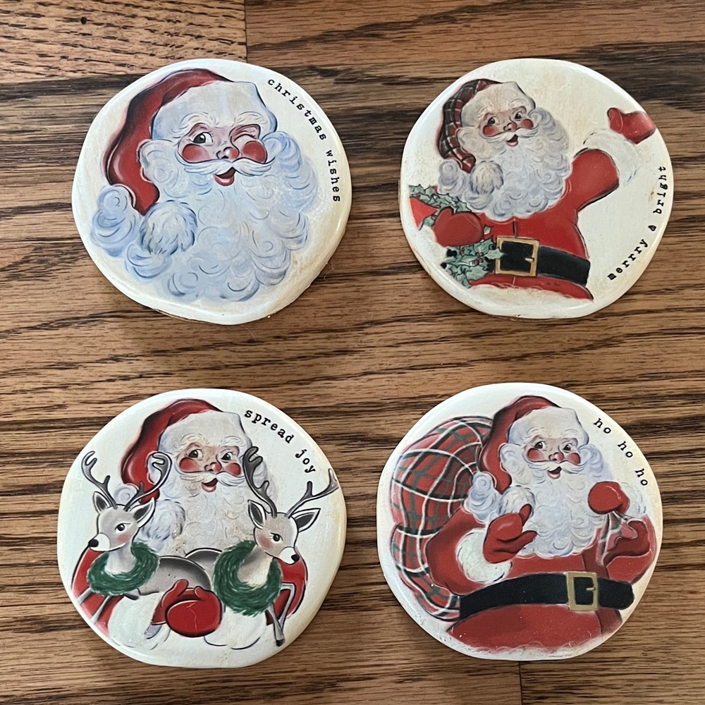 Vintage Santa Claus Coasters